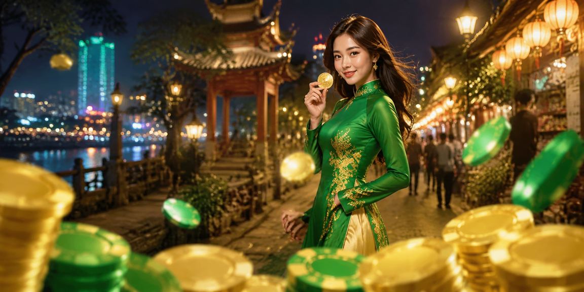 Khung cảnh ban đêm tại Sài Gòn với không khí náo nhiệt của chợ đêm và giải trí trực tuyến
